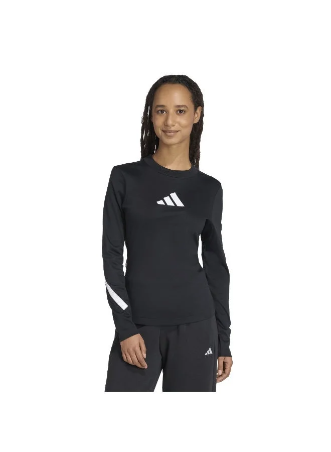 اديداس تيشيرت نسائي طويل الأكمام أديداس  ...  أسود